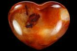Colorful Carnelian Agate Heart #125781-1